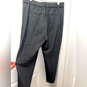 HAYDEN TAPERED PANT size 8 Charcoal Heather Grey Banana Republic
